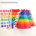Vorschaubild Erstes Fädelspiel Holzscheiben, 19-tlg.