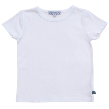Weißes Shirt kurzarm uni Basic