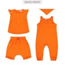 Vorschaubild Musselin Dreiecktuch in orange