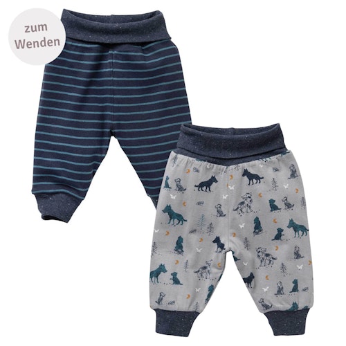 Weiche Softbündchen Wendehose Waldtiere