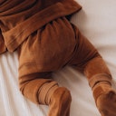 Vorschaubild Velours Hose aus Bio Baumwolle hellbraun