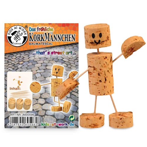 Bastelkorken – Set Kork Figur 9 Teile