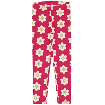 Jersey Leggings Anemonen pink