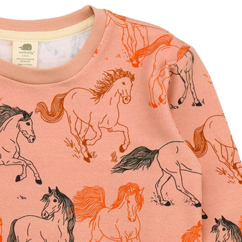 Sweatshirt Pferde-Motiv