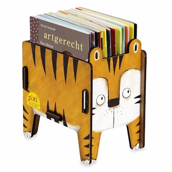 Pixi-Tiger als Aufbewahrungsbox für Pixi-Bücher