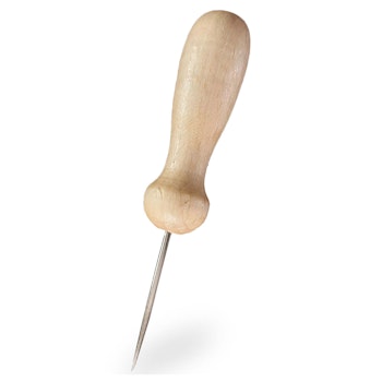 Prickelnadel mit Griff aus Naturholz