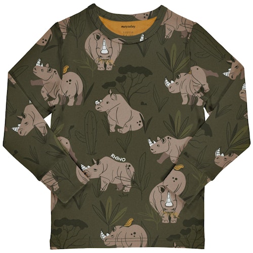 Weiches Langarmshirt Nashorn