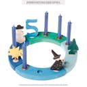 Vorschaubild Grimms Zahlenstecker Set 6-9 & 0 blau