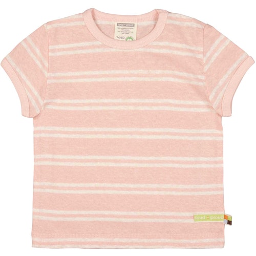 Leichtes Leinen Shirt kurzarm Streifen