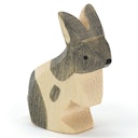 Vorschaubild Kaninchen stehend Holzfigur 5 cm