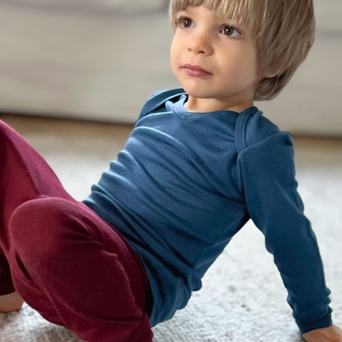 Wolle Seide Langarmshirt für Babys