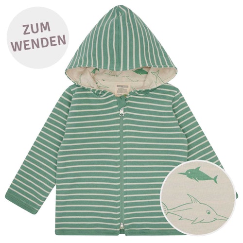 Wendejacke Kapuze Ringel