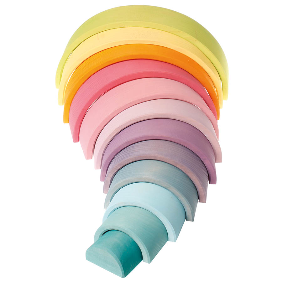 Großer Regenbogen pastell 36,5 cm, 12-teilig