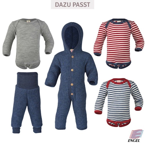 Baby Body langarm mit Druckknöpfen