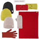 Vorschaubild Damen Fingerhandschuhe Wolle Kaschmir
