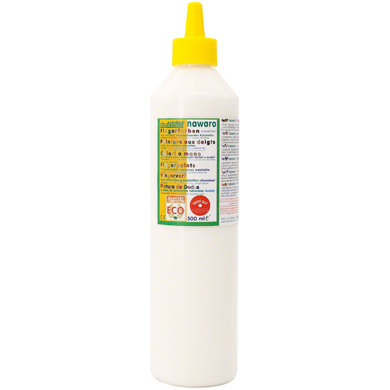 Fingerfarben 500 ml Schul- und Theaterfarbe weiss