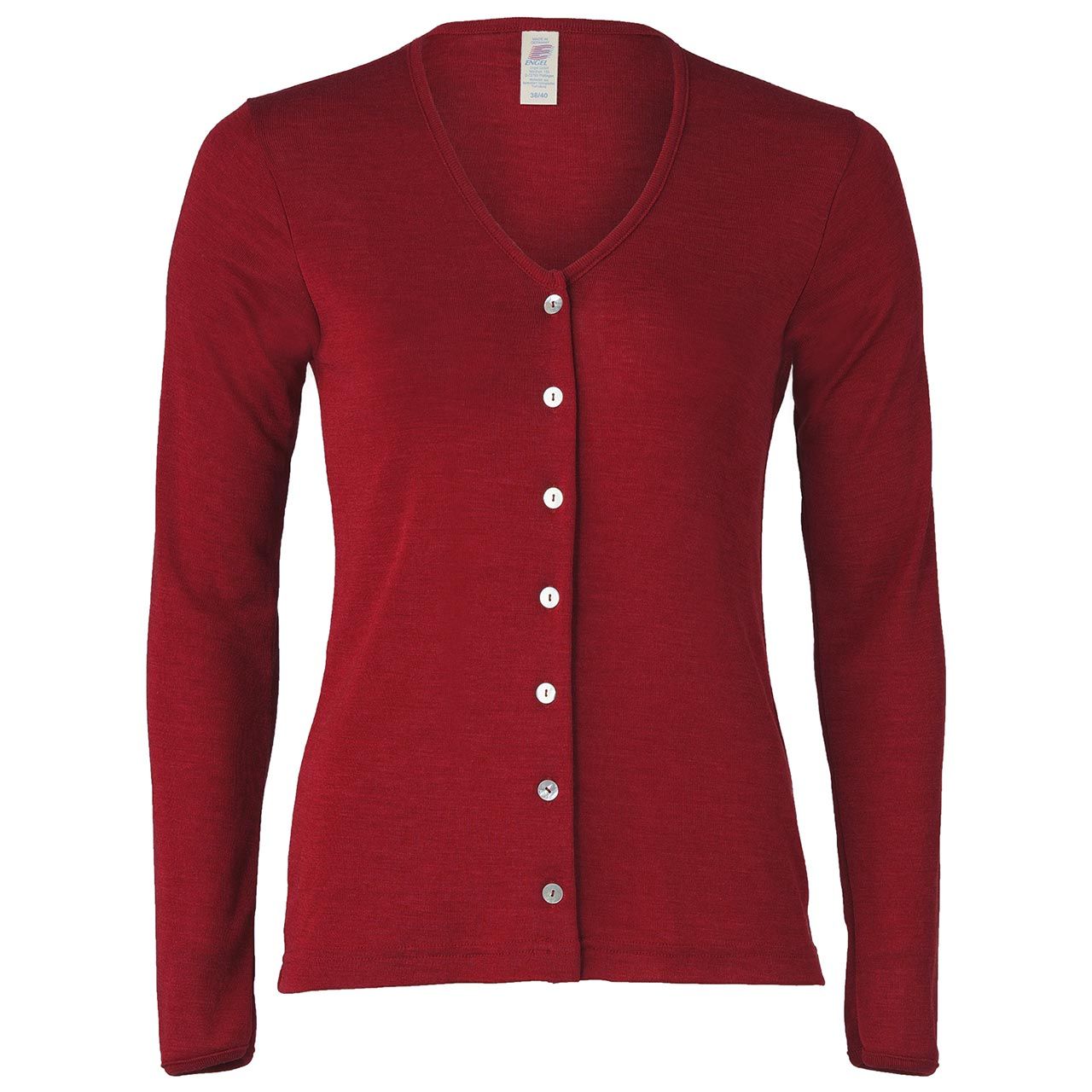 Jacke Engel Natur Wolle/Seide langarm