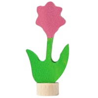 Grimms Stecker rosa Blume Dekoration für Geburtstagsring
