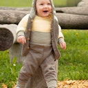 Vorschaubild Babyjacke 100% Wolle zum Knöpfen