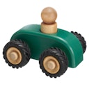 Vorschaubild Micro Car grün mit Holzfigur 11 cm