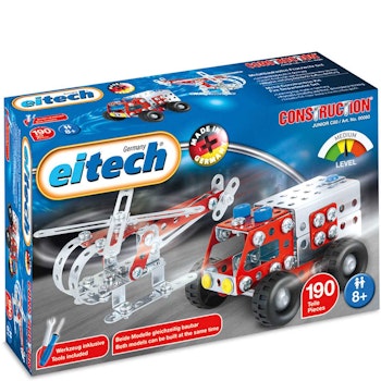 Metallbaukasten Feuerwehr Set ab 8 Jahren – 190 Teile