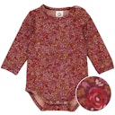 Vorschaubild Edler Langarmbody Puffärmel floral