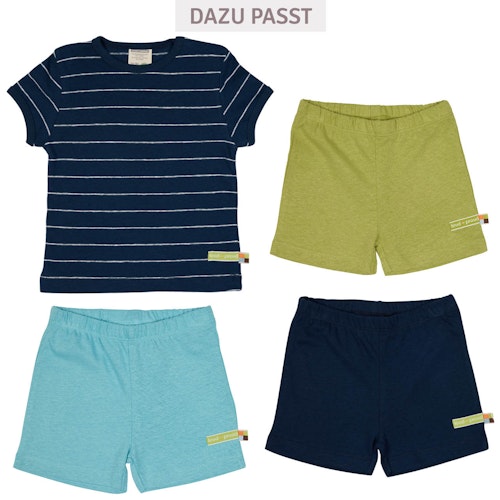 Leichtes Leinen Shirt kurzarm Streifen