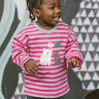 Baby Sweater mit Eisbär-Aufnäher