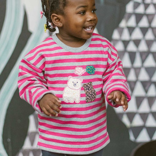 Baby Sweater mit Eisbär-Aufnäher