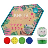 KNETÄ® 4er-Set Knete ab 1 Jahr, 125g Dosen