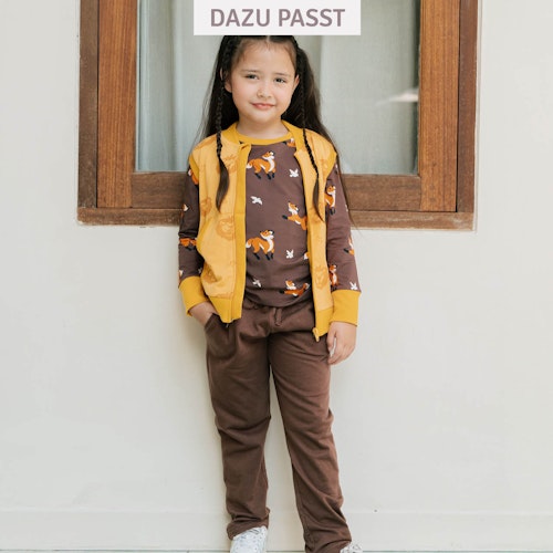 Sweathose mit Kordelzug und Bündchen