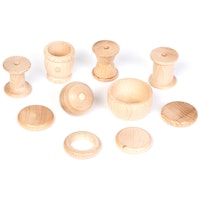 Treasure basket 10 Holzteile - ab 10 Monaten