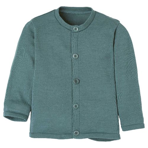 Strickjacke aus Schurwolle mit Knopfleiste