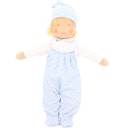 Vorschaubild Baby Puppenkleidung Set 4-tlg. „Pünktchen blau“