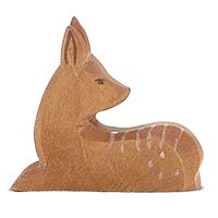 Hirschkalb liegend 5,5 cm hoch