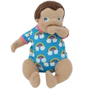 Vorschaubild Bio Stoffpuppe Baby Mädchen 45 cm