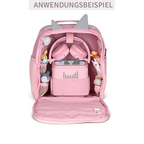 tonies Rucksack in Rosa für unterwegs
