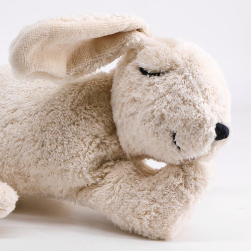Hase Kuscheltier & Wärmekissen Traubenkernfüllung