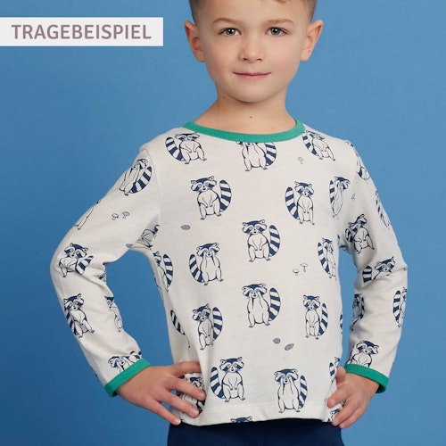 Leichtes Shirt langarm Seepferdchen