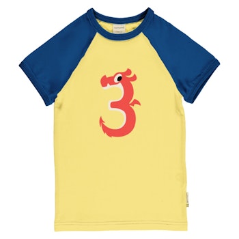 Raglanshirt kurzarm 3 Jahre Seepferdchen