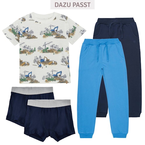 Leichtes Shirt kurzarm Baustellenfahrzeuge