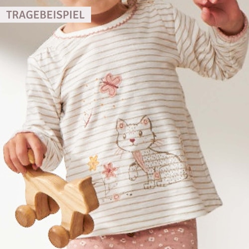 Süßes Langarmshirt Frühlingsprint
