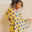 Vorschaubild Langarm Flatterkleid