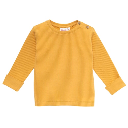 Edles Rippe Langarmshirt