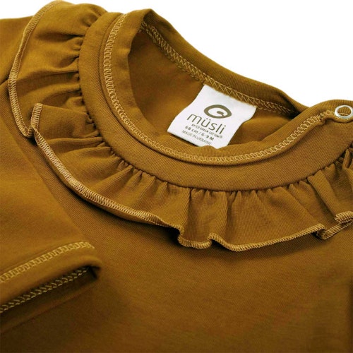 Hochwertiges Langarmshirt mit Rüschen