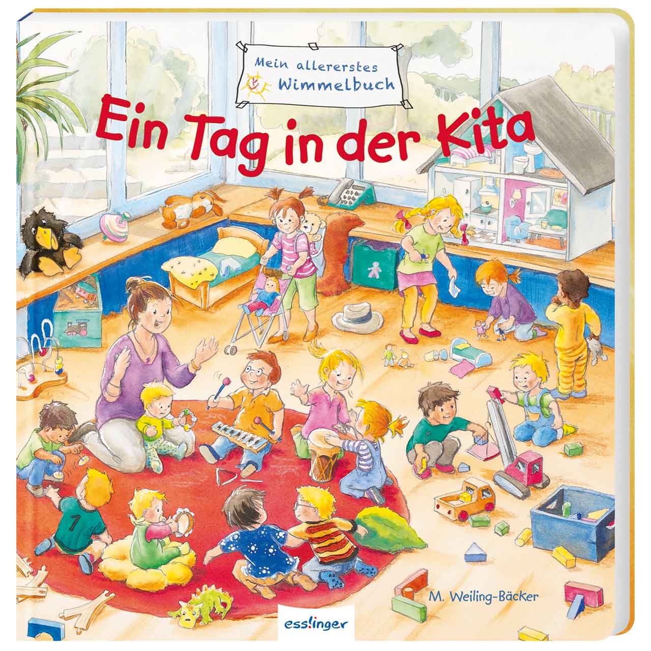 Ein Tag in der Kita – Wimmelbuch ab 2 Jahren