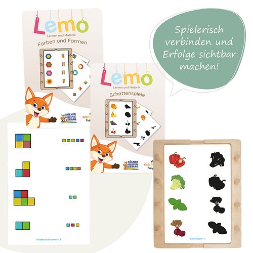 Lemo Set ab 3 J. mit 4 Kartensätzen