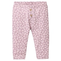 Edle Ripp Leggings Veilchen rosa