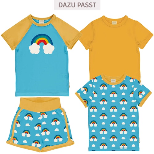 Kurze Shorts mit Alloverprint 