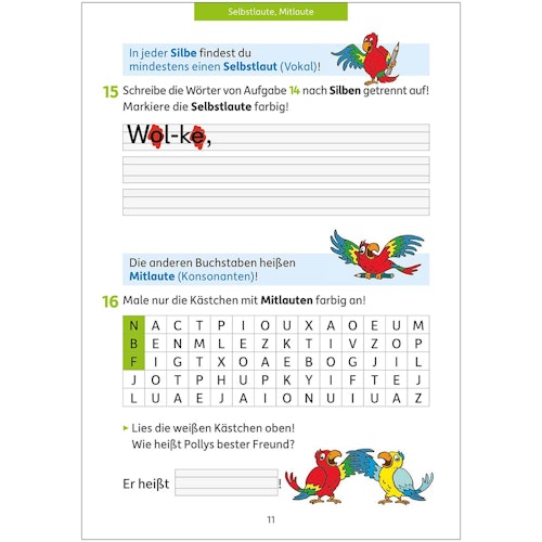 Deutsch Grammatik Übungsheft 1. bis 2. Klasse